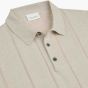 Profuomo Striped Polo - Raw White