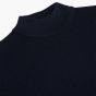 Profuomo Merino Woolen Mock Neck Jumper - Navy