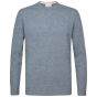 Profuomo Wool Blend Crewneck Pullover - Blue
