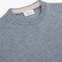Profuomo Wool Blend Crewneck Pullover - Blue