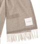 Profuomo Wool Scarf Jacquard Beige