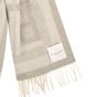 Profuomo Wool Scarf Jacquard Beige