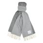 Profuomo Wool Scarf Double Grey