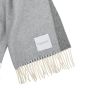 Profuomo Wool Scarf Double Grey