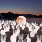 Qeeboo Rabbit Chair Medium Lamp Outdoor LED - White