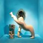 Qeeboo Kong Indoor And Outdoor Lamp Black