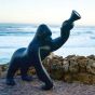 Qeeboo Kong Indoor And Outdoor Lamp Black