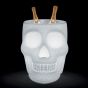 Qeeboo Mexico Skull Planter and Cooler Lamp White