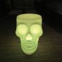 Qeeboo Skull Stool Table LED Outdoor White