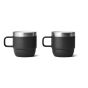 YETI Rambler 6 Oz Stackable Mugs - Black