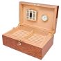 Rapport London 50 Cigar Humidor Burr - Walnut