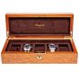 Rapport London Heritage Five Watch box - Burr Walnut