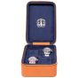 Rapport London Hyde Park Four Watch Zip Case - Tan