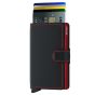 Secrid Miniwallet Matte Black Red