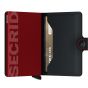 Secrid Miniwallet Matte Black Red
