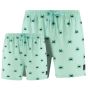 Son of a Beach Father & Son Swim Shorts Crab - Mint Green