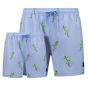 Son of a Beach Father & Son Swim Shorts Gecko - Blue