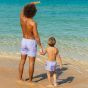 Son of a Beach Father & Son Swim Shorts Milkshake - Lila