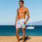 Son of a Beach Father & Son Swim Shorts Stripes - Rainbow