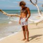 Son of a Beach Father & Son Swim Shorts Waves - Green
