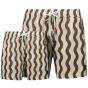 Son of a Beach Father & Son Swim Shorts Waves - Green