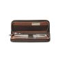 Sonnenleder Grass pencil case dark brown