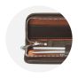 Sonnenleder Grass pencil case dark brown