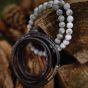 Steel & Barnett Bonacci armband - donkerbruin