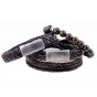 Steel & Barnett bracelet set brown