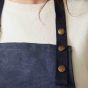 Tome Recycled Canvas Apron - Navy