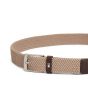 Tommy Hilfiger Braided Elastic Belt - Taupe