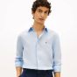 Tommy Hilfiger Linen Shirt - Light Blue