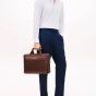 Tommy Hilfiger Monogram Flag Laptop Bag - Brown
