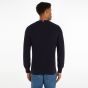 Tommy Hilfiger Oval Waffle Knitted Pullover - Navy 