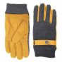 Tresanti leather gloves - ochre-yellow