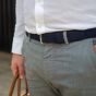 Tresanti navy suede belt
