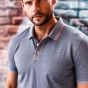tresanti cotton polo shirt denim blue