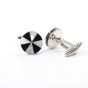 Tresanti cufflinks mother of pearl onyx