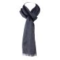 Tresanti spring scarf blue herringbone