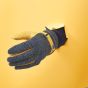 Tresanti leather gloves - ochre-yellow
