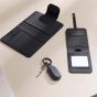 Personalised Luggage Tag With Finder - Black