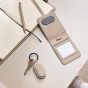 Personalised Luggage Tag With Finder - Greige