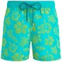 Vilebrequin Velvet Flocked Flowers Swim Shorts - Green