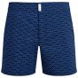 Vilebrequin Swim Shorts Flat Belt Fish Net - Blue