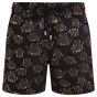 Vilebrequin Swim Shorts Jacquard Turtles - Black