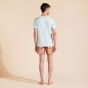 Vilebrequin T-shirt Logo Tahiti Flowers - Blue