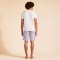Vilebrequin T-shirt Sailing Boat From The Sky - Off White