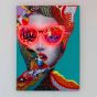 Locomocean Chic Woman Wall Art