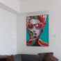 Locomocean Chic Woman Wall Art
