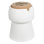 Bubalou Champ Stool & Ice Bucket White